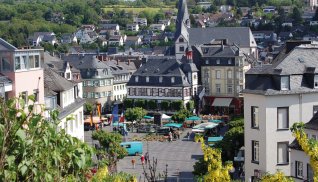 Blick auf den Marktplatz in Mayen © Stadt Mayen