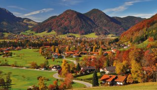 Herbstliches Ruhpolding © BAYERN TOURISMUS Marketing GmbH