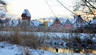 Bäuerlinsturm im Winter © Touristik Service Dinkelsbühl/Ingrid Wenzel