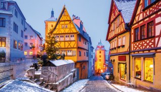 Winter in Rothenburg ob der Tauber  © ecstk22 - stock.adobe.com