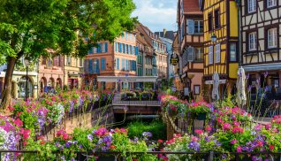 Blühende Altstadt von Colmar © Overburn - stock.adobe.com