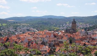 Blick von Schloss Friedrichstein auf Bad Wildungen © rw1202 - stock.adobe.com